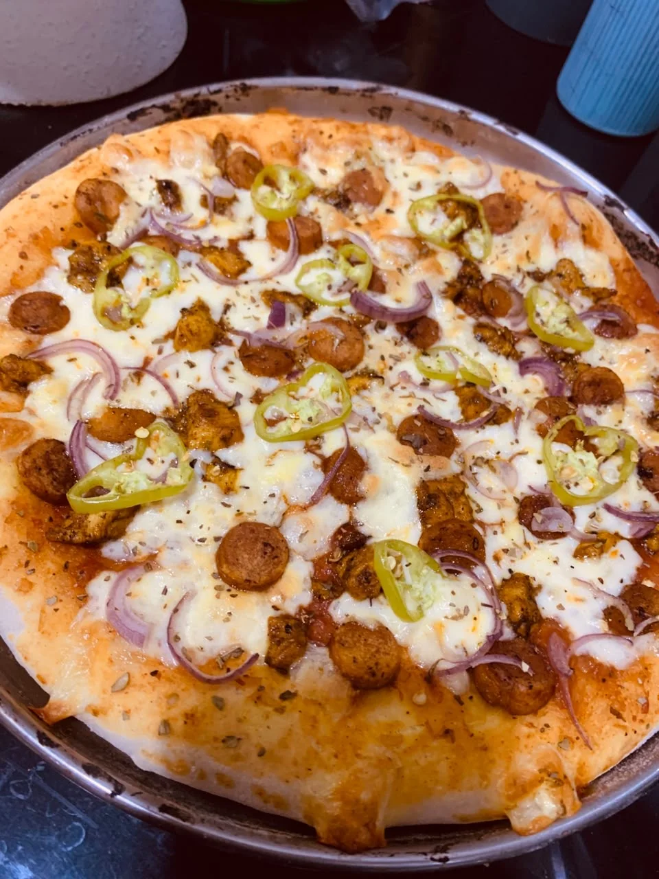 Double Chicken Pizza (Large)