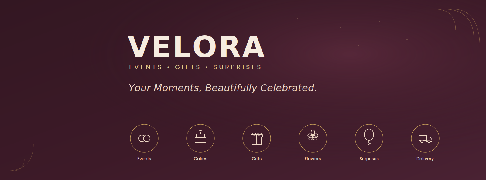VELORA EVENTS Cover